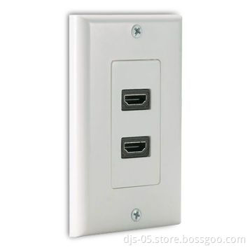 US Type 2 HDMI Female Wall Plate with High Performance, Easy to Use and Reasonable Price